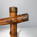 Poltrone in tessuto e bambù, 1930 ca.
