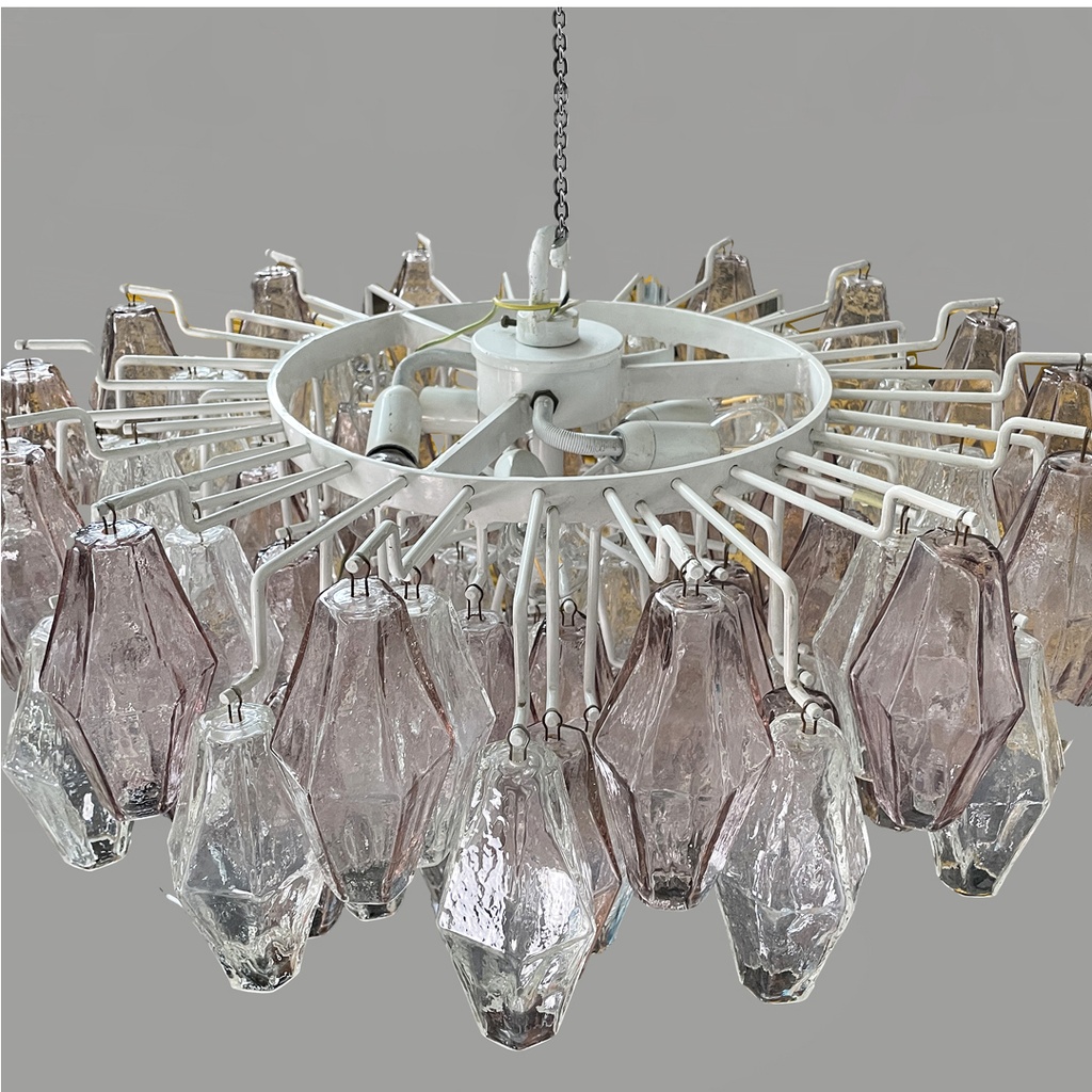 Lampadario Poliedri di Carlo Scarpa per Venini, 1960 ca. 