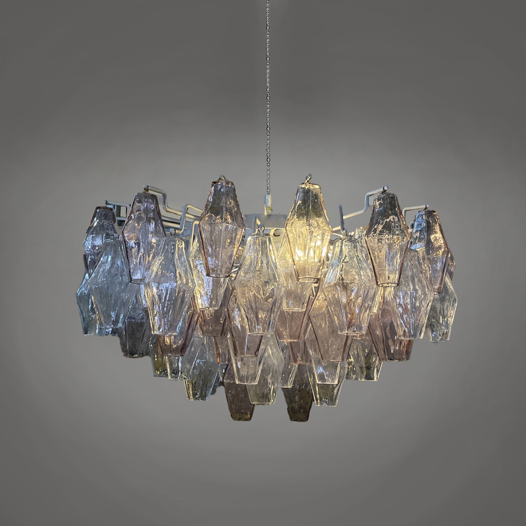 Lampadario Poliedri di Carlo Scarpa per Venini, 1960 ca. 