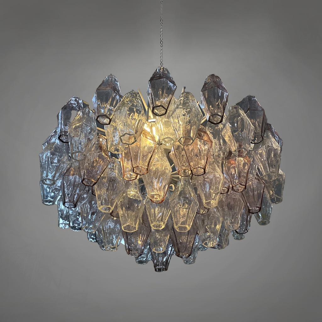 Lampadario Poliedri di Carlo Scarpa per Venini, 1960 ca. 