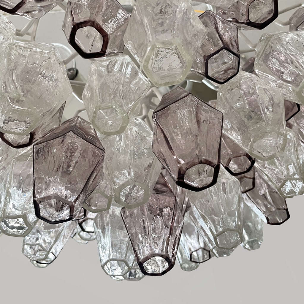 Lampadario Poliedri di Carlo Scarpa per Venini, 1960 ca. 