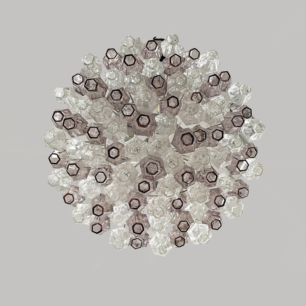 Lampadario Poliedri di Carlo Scarpa per Venini, 1960 ca. 