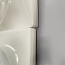 Applique in plexiglass bianco, 1980 ca.