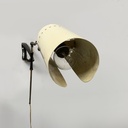 Lampada da parete in metallo e ottone, 1950 ca.