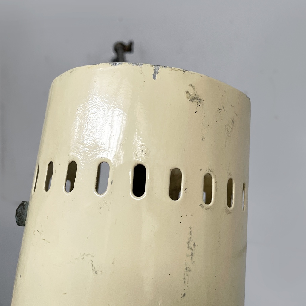 Lampada da parete in metallo e ottone, 1950 ca.