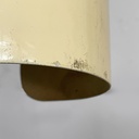 Lampada da parete in metallo e ottone, 1950 ca.
