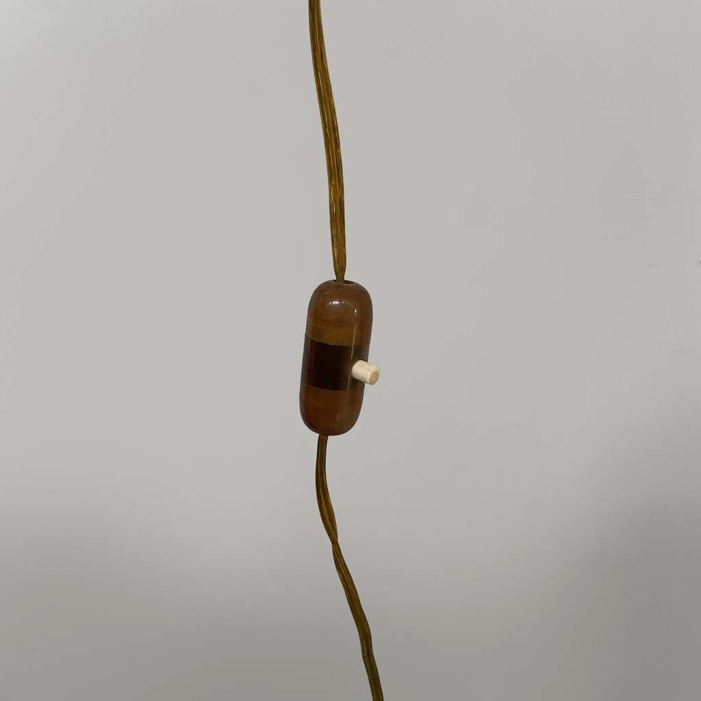 Lampada da parete in metallo e ottone, 1950 ca.