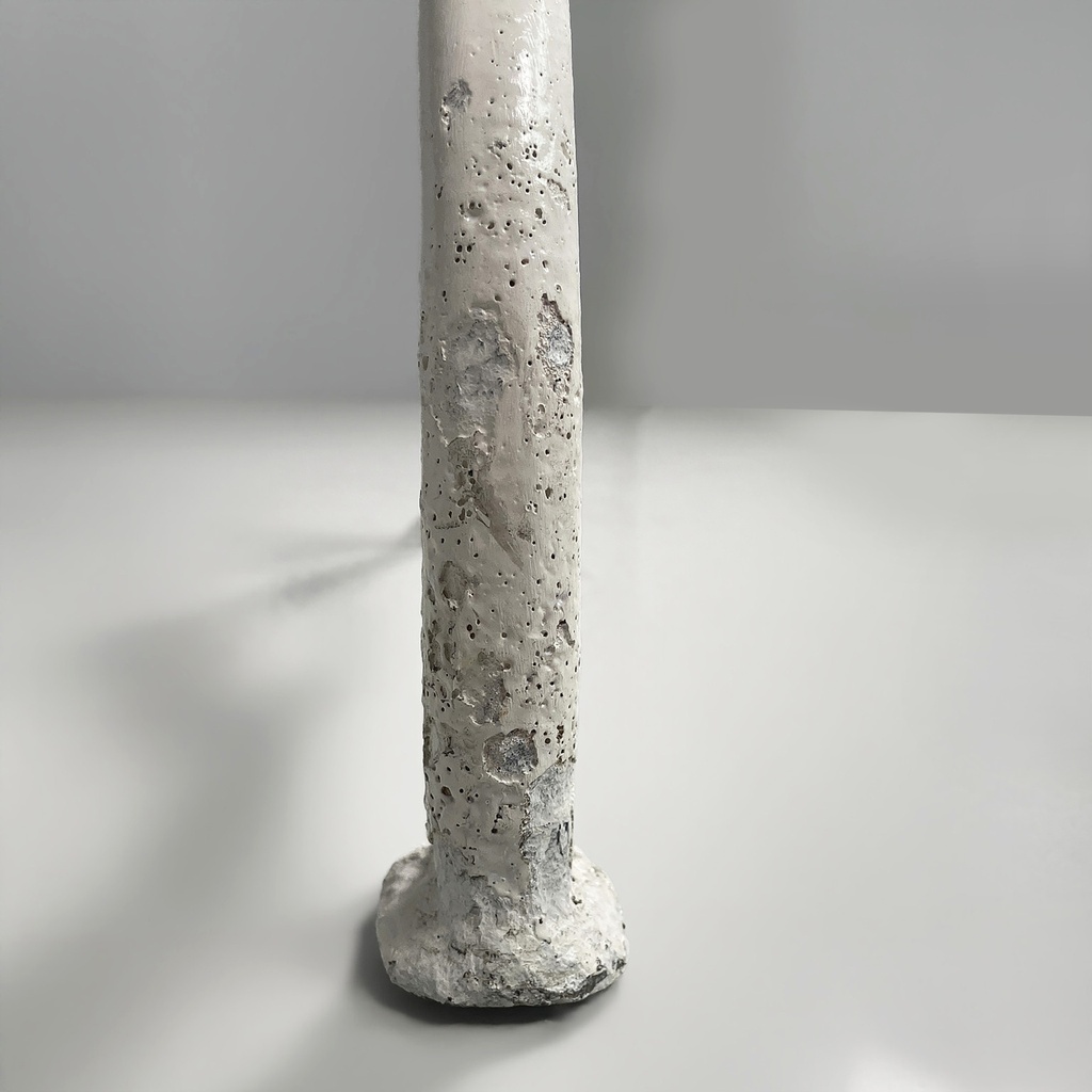 Panca in legno e ghisa bianca, 1930 ca.