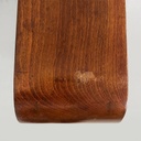 Poltrone in legno e velluto grigio, 1930 ca. 