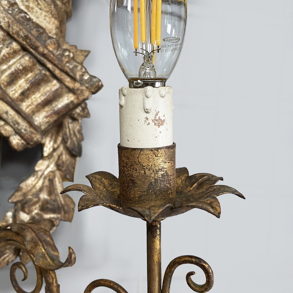 Applique in legno dorato, 1800 ca.