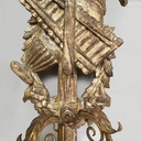 Applique in legno dorato, 1800 ca.
