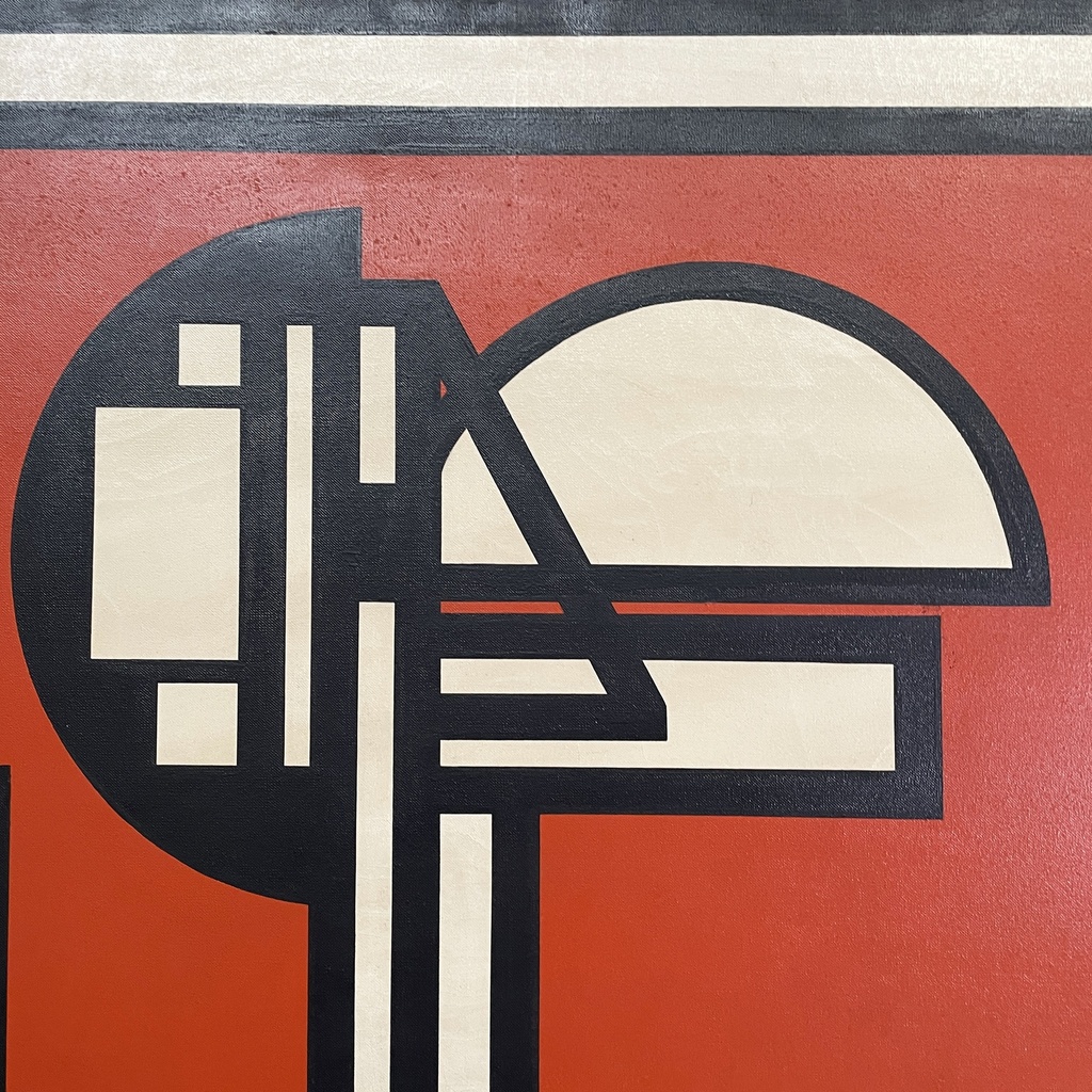 Quadro geometrico di Giuseppe Minoretti, 1970
