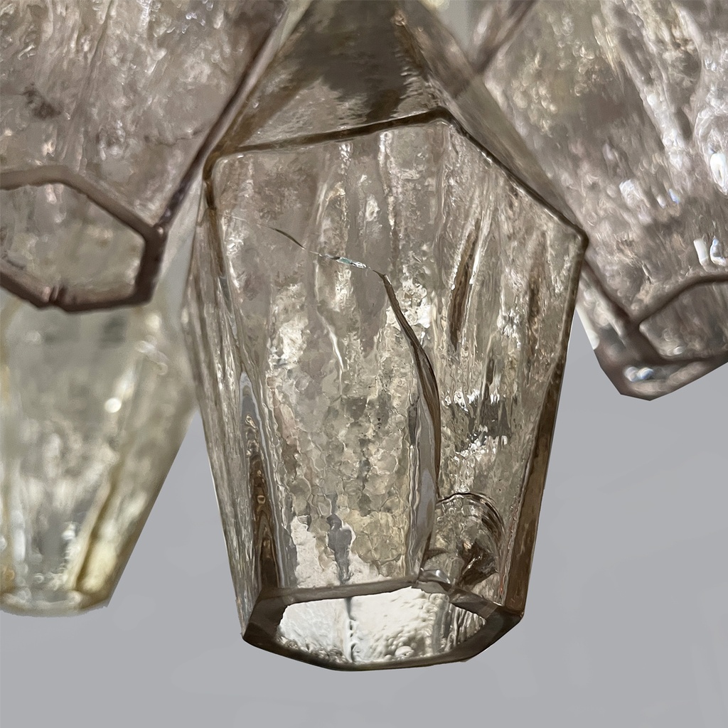 Lampadario Poliedri di Carlo Scarpa per Venini, 1960 ca. 