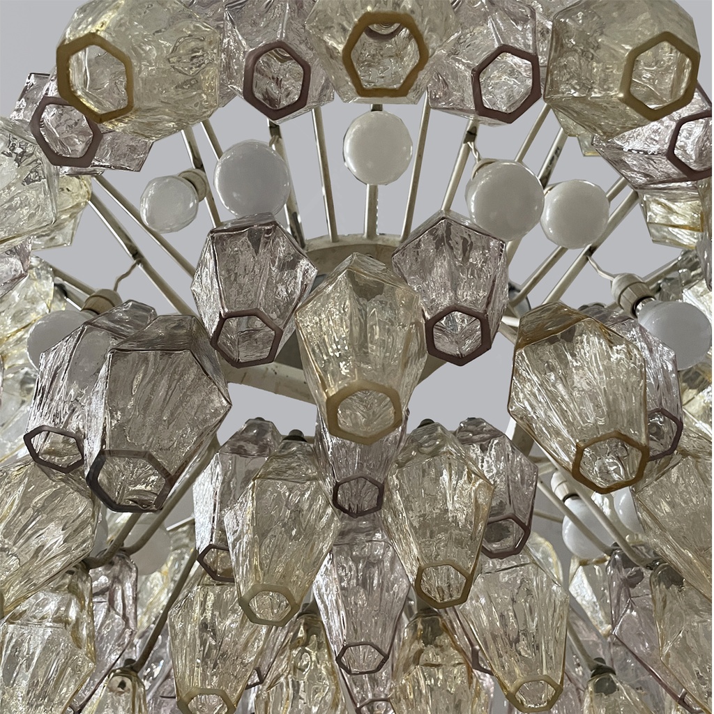 Lampadario Poliedri di Carlo Scarpa per Venini, 1960 ca. 