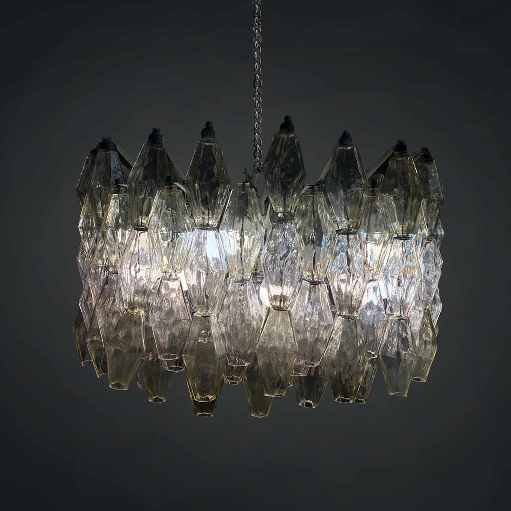 Lampadario Poliedri di Carlo Scarpa per Venini, 1960 ca. 