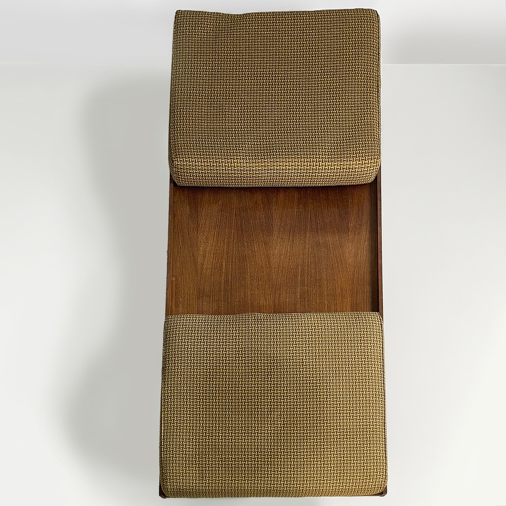 Daybed in legno doppio cuscino, 1930 ca.