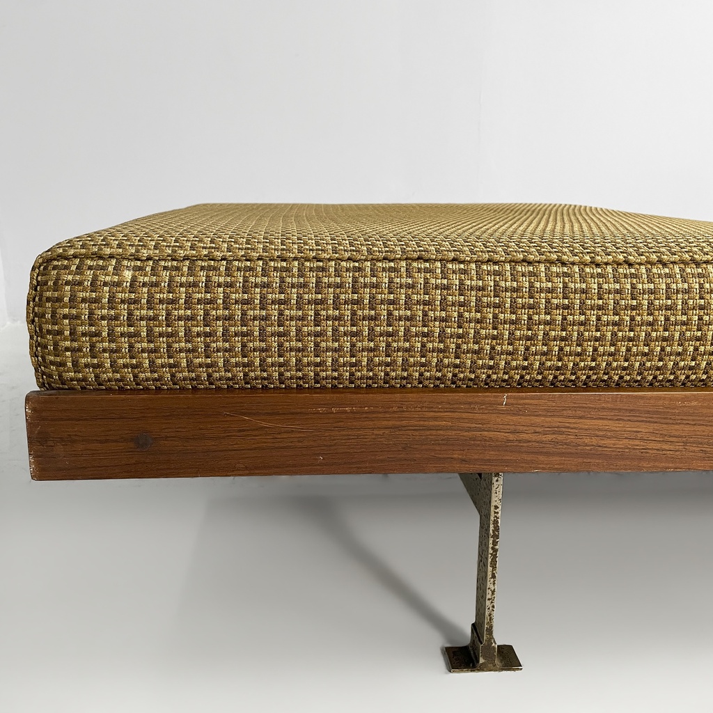 Daybed in legno doppio cuscino, 1930 ca.