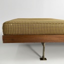 Daybed in legno doppio cuscino, 1930 ca.