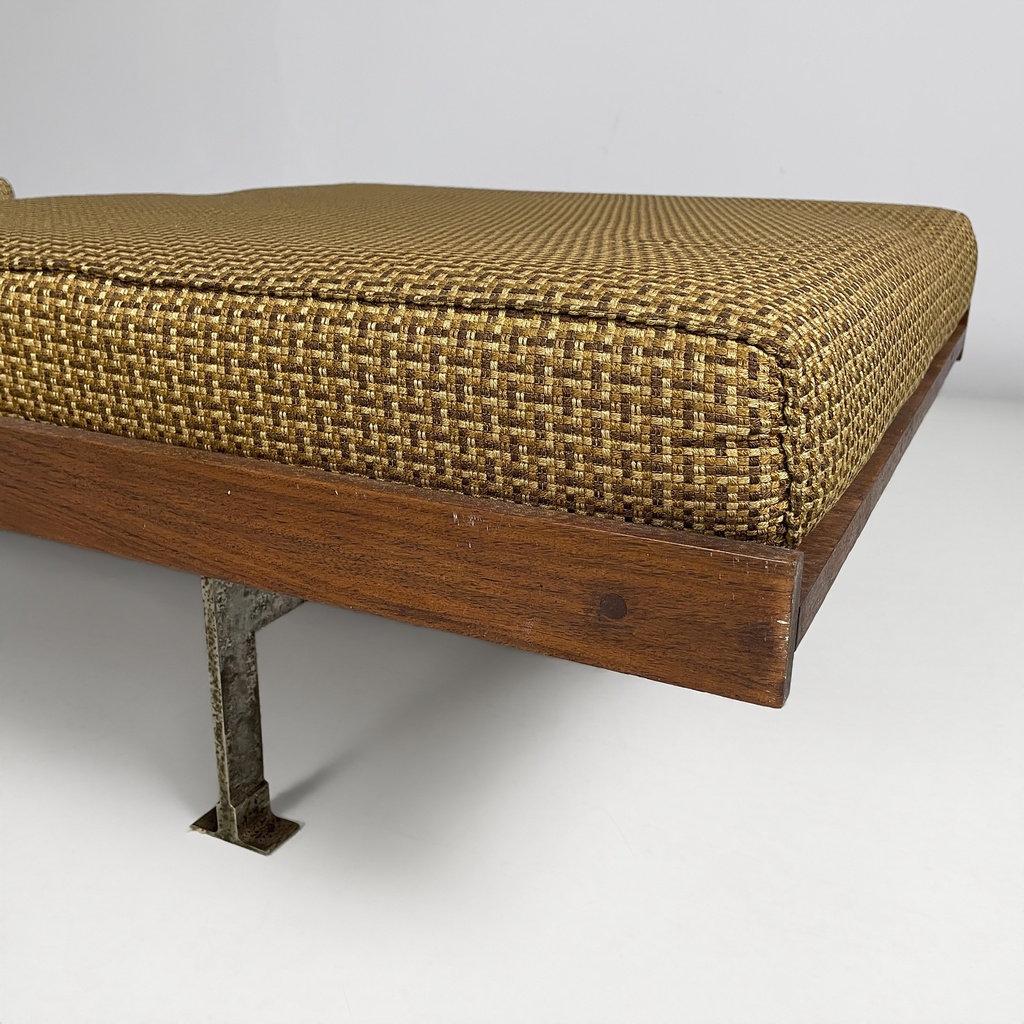 Daybed in legno doppio cuscino, 1930 ca.