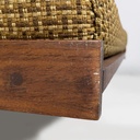 Daybed in legno doppio cuscino, 1930 ca.
