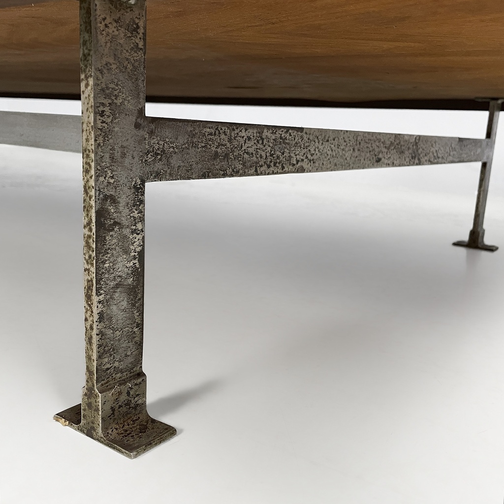 Daybed in legno doppio cuscino, 1930 ca.
