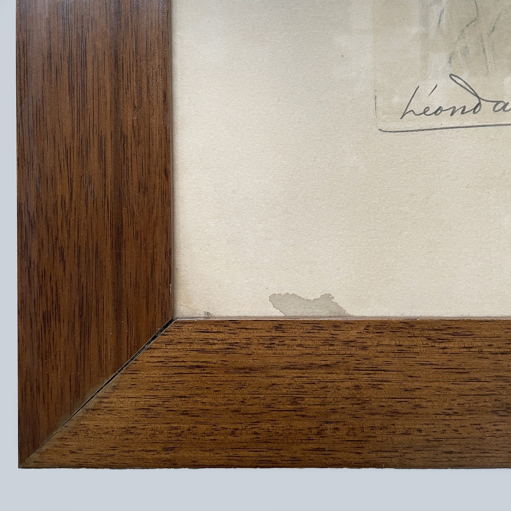 Quadro a stampa litografica con anatre, 