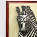 Quadro con zebra di Etiennette Johan, 1930 ca.