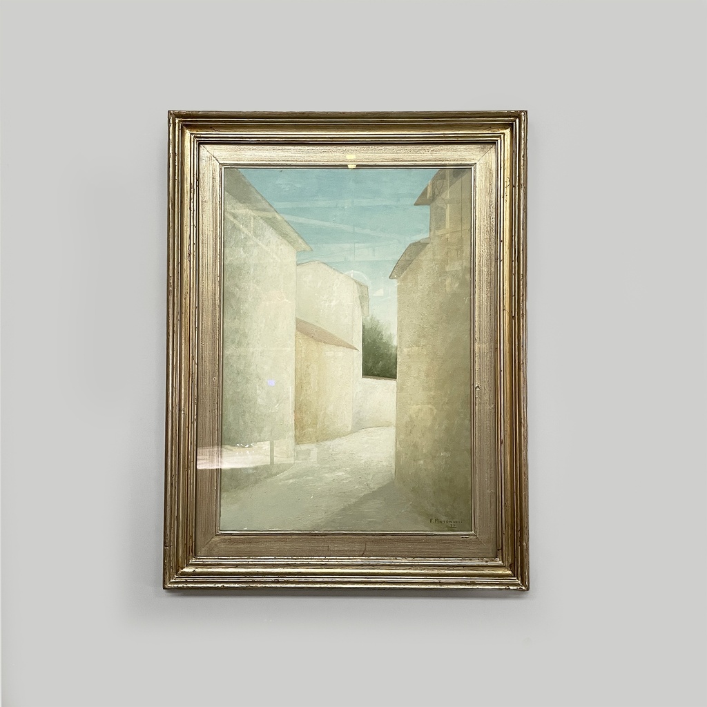 Quadro Paesaggio a Corfino, 1977