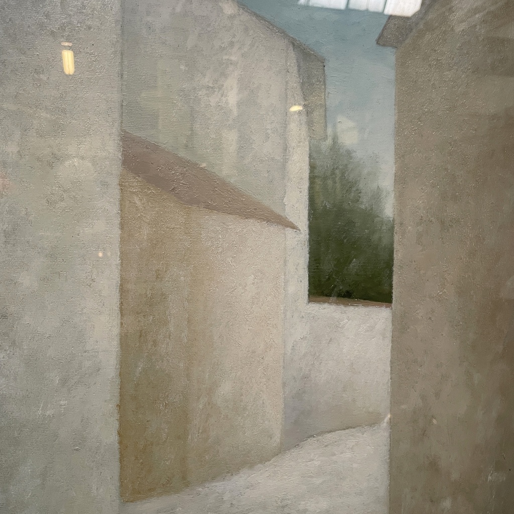 Quadro Paesaggio a Corfino, 1977