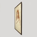 Quadro di volto di persona su carta, 1973