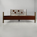 Letto matrimoniale di Osvaldo Borsani e Arnaldo Pomodoro per Atelier Borsani Varedo, 1950 ca.