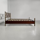 Letto matrimoniale di Osvaldo Borsani e Arnaldo Pomodoro per Atelier Borsani Varedo, 1950 ca.