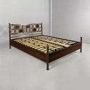 Letto matrimoniale di Osvaldo Borsani e Arnaldo Pomodoro per Atelier Borsani Varedo, 1950 ca.