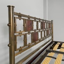Letto matrimoniale di Osvaldo Borsani e Arnaldo Pomodoro per Atelier Borsani Varedo, 1950 ca.