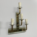 Applique in vetro e ottone, 1930 ca.