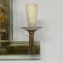 Applique in vetro e ottone, 1930 ca.