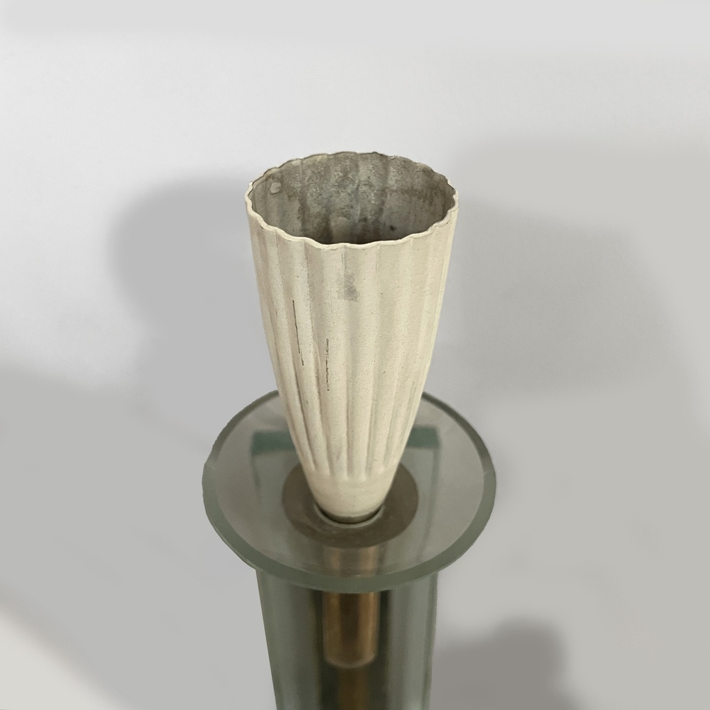 Applique in vetro e ottone, 1930 ca.