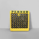 Calendario perpetuo pubblicitario Pernod, 1970 ca.