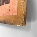 Insegna pubblicitaria in legno, 1970 ca.