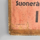 Insegna pubblicitaria in legno, 1970 ca.