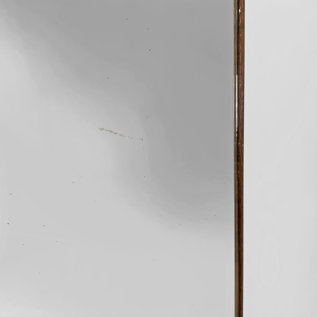 Specchio da terra con cornice in legno, 1960 ca.
