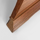 Specchio da terra con cornice in legno, 1960 ca.