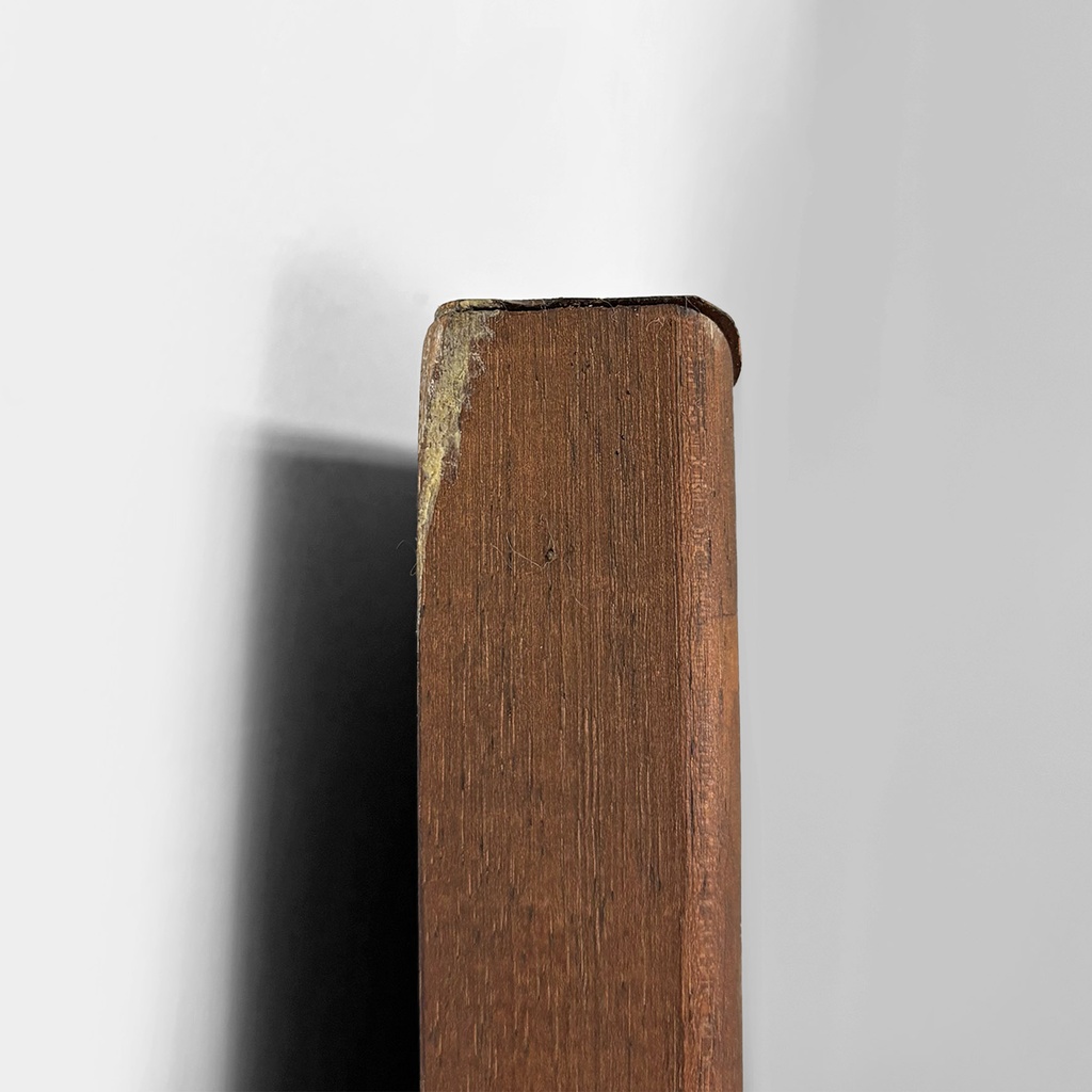 Specchio da terra con cornice in legno, 1960 ca.
