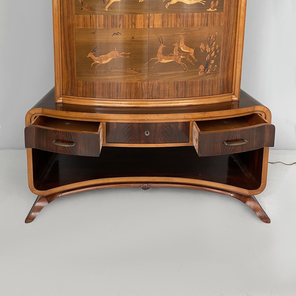 Mobile bar in legno, 1930 ca.