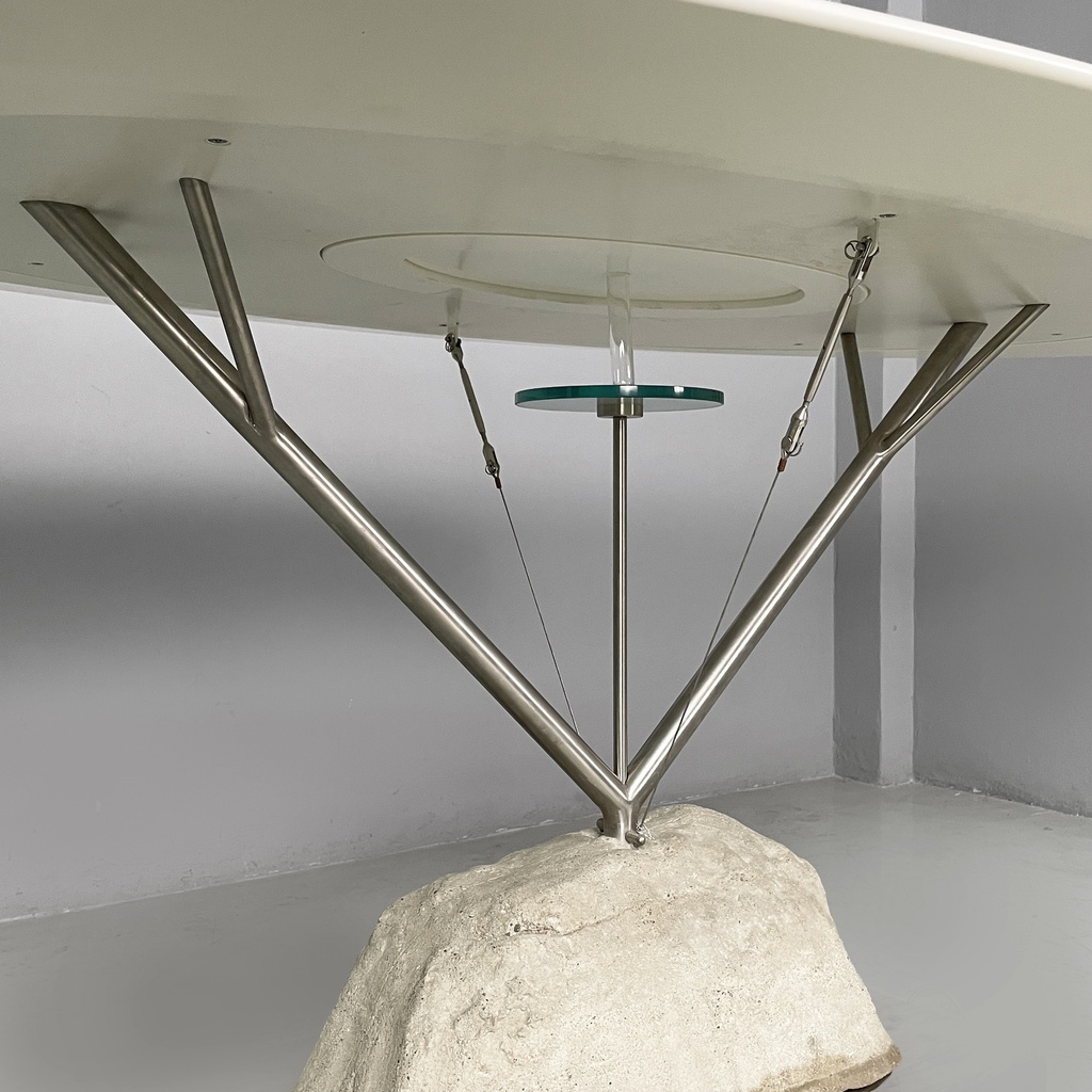Tavolo da pranzo Flying Table di Andrea Branzi per Design Gallery Milano, 2006