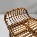 Poltrona e pouf B4 di Tito Agnoli per Bonacina, 1950 ca.