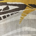 Tappeto a pelo medio in beige e marrone, 1970 ca.