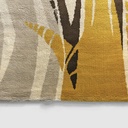 Tappeto a pelo medio in beige e marrone, 1970 ca.