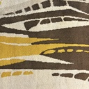 Tappeto a pelo medio in beige e marrone, 1970 ca.