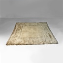 Tappeto a pelo corto e medio in beige, 1970 ca.